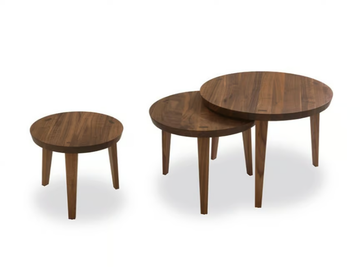 TAO - Round solid wood coffee table by Riva 1920 - view 2